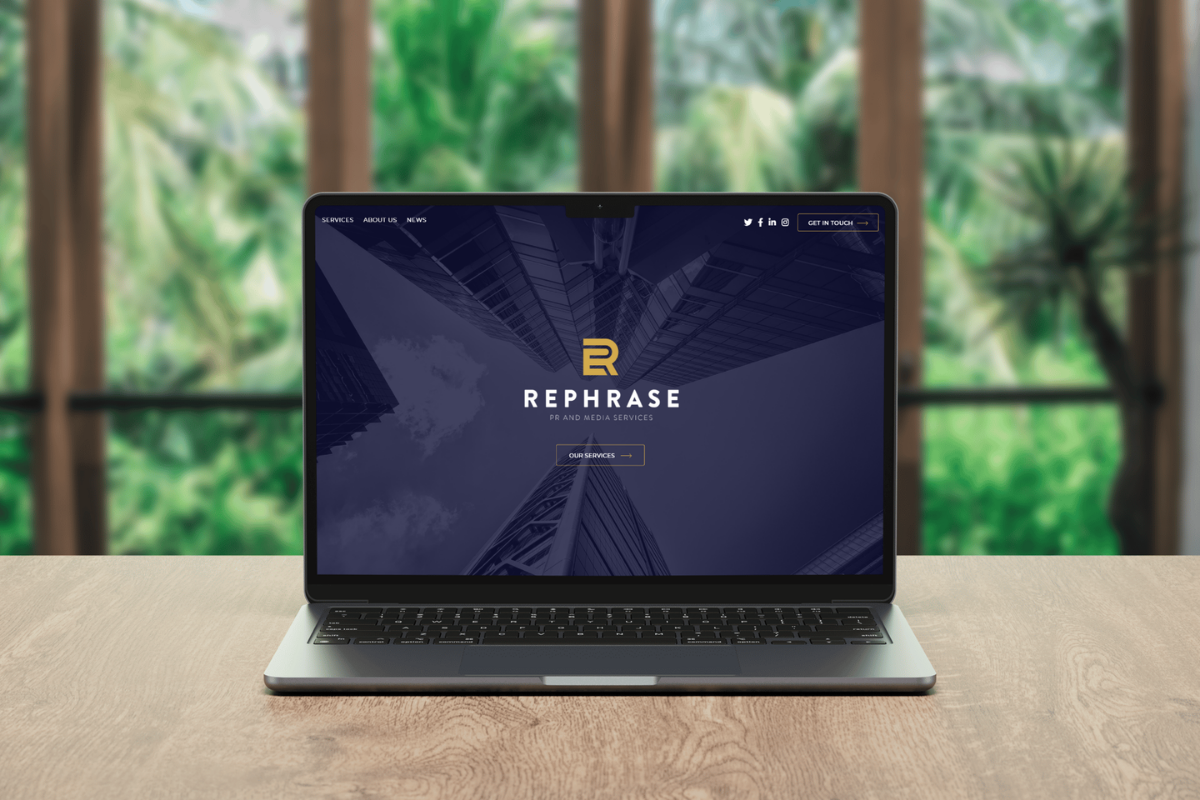 Rephrase Media project preview